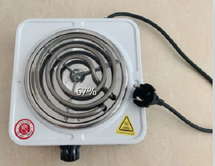 Elektrisk komfur 1000W med enkelt rør