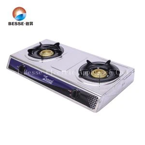 KØKKENVARE, gasskomfur med dobbeltbrændere, holdbar i brug